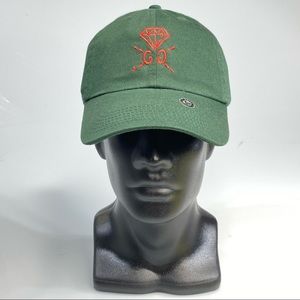 ALIAS DOUBLE G STRAPBACK GREEN DAD HAT